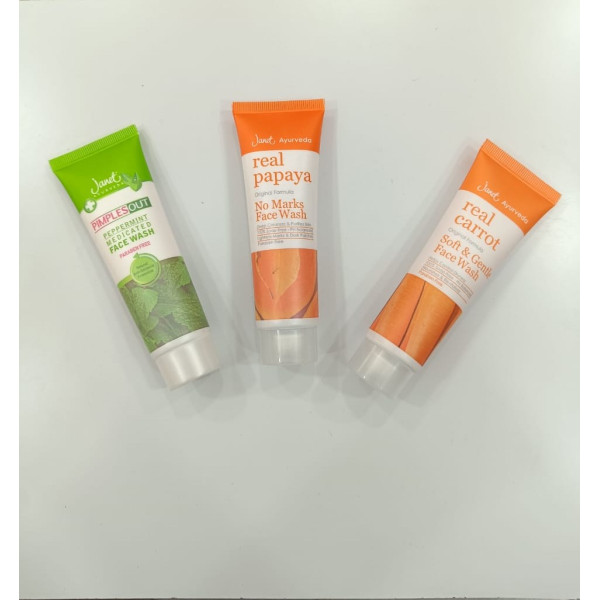 Janet Ayurveda Face Wash pack