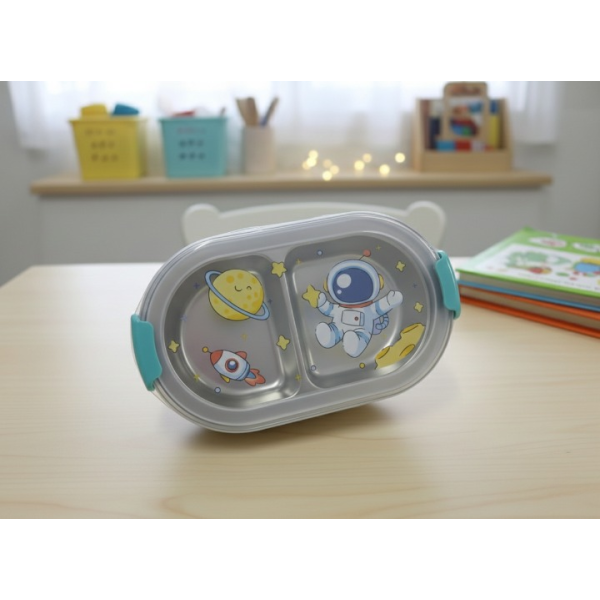 Kids Cartoon Lunch Box with Compartments