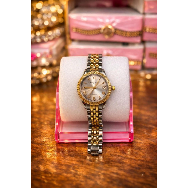 Ying Qu Two-Tone Roman Numeral Watch