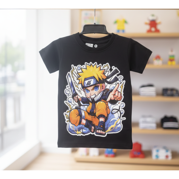 Kids Anime Hero Graphic T-Shirt