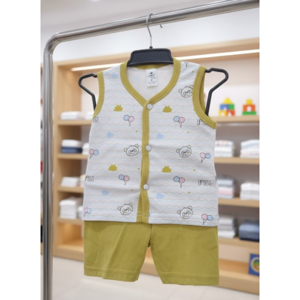 Baby Cotton Vest & Shorts Set