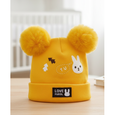 Baby Winter Knit Cap with...