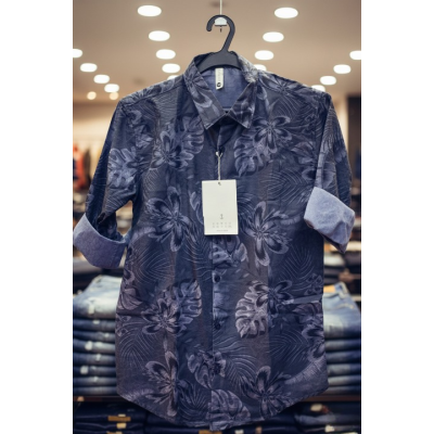 Men’s Floral Printed Casual...