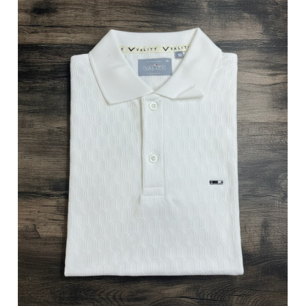 Men’s Classic Textured Polo T-Shirt