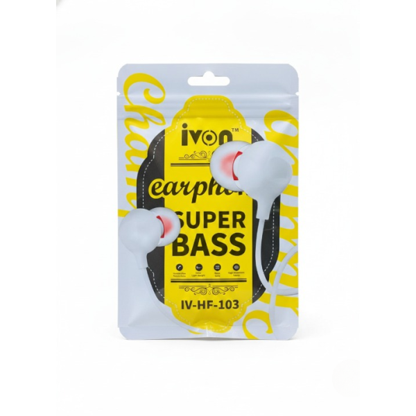 IVON IV-HF-103 Super Bass Wired Earphones