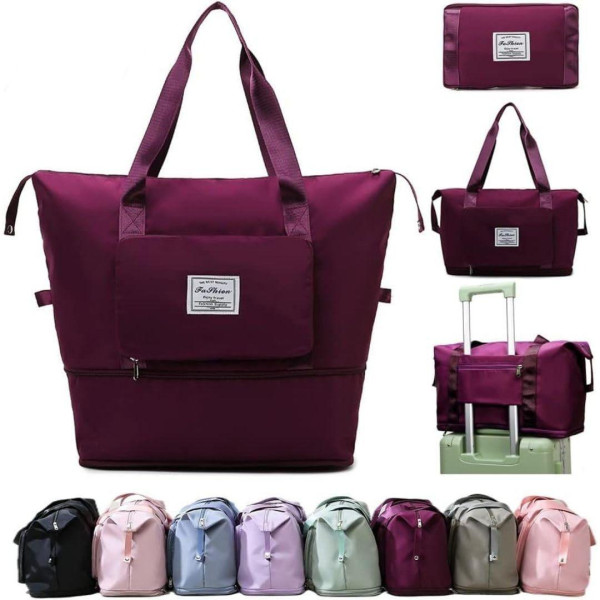 Foldable Expandable Travel Duffle Bag