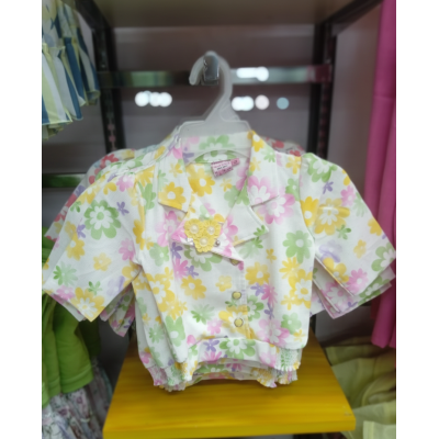 Kids Floral Cotton Shirt