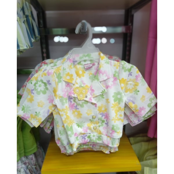 Kids Floral Cotton Shirt