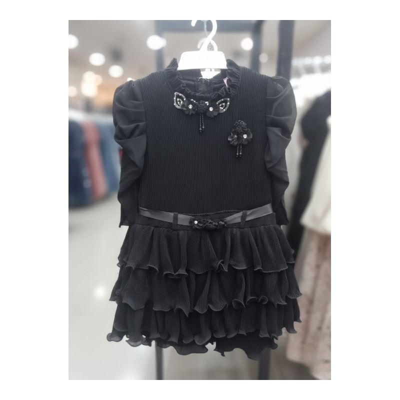 Girls’ Black Party Dress