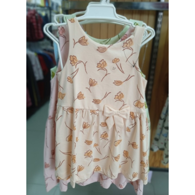 Girls’ Sleeveless Floral Dress