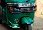 Green Three Wheeler TVS