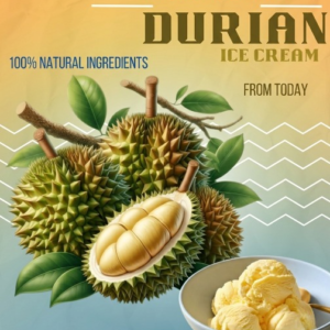 Golden Durian Ice Cream Delight